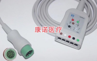 廠家直銷兼容邁瑞五導(dǎo)心電電纜